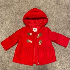 Old Navy Baby Red Peacoat